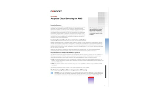 Adaptive Cloud Security for AWS