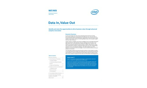 Data In, Value Out