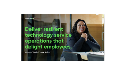 Deliver resilient technology service operations that delight employees.