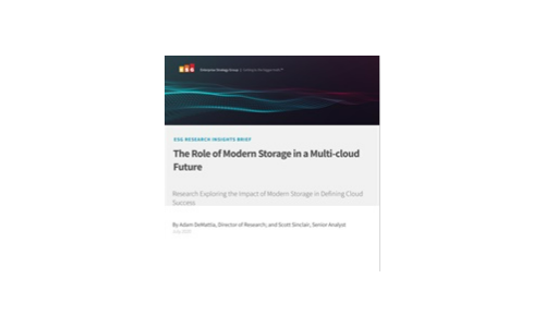 ESG: Cloud Benchmarking: The Role of Modern Storage in a Multi-cloud Future