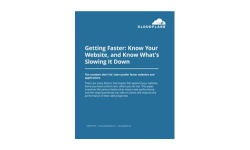 Getting Faster: Know Your Website, and Know What