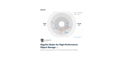 GigaOm Radar for High-Performance Object Storage