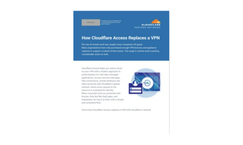 How Cloudflare Access Replaces a VPN