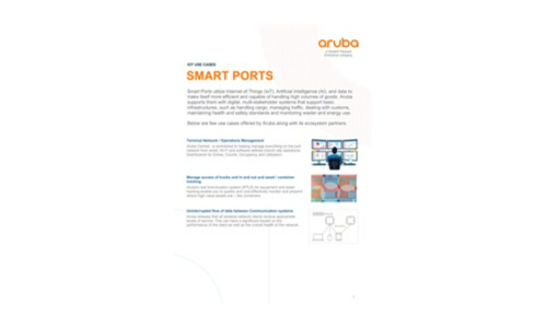 IoT Use Cases: Smart Ports