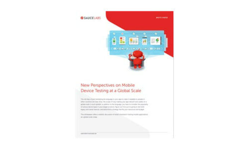 New Perspectives on Mobile Device Testing at a Global Scale