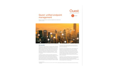 Quest® unified endpoint management