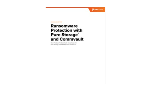 Ransomware Protection with Pure Storage® and Commvault