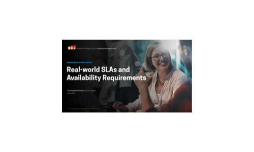 Real-world SLAs and Availability Requirements