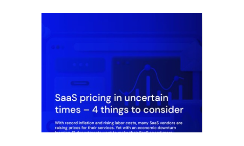 SaaS pricing in uncertain times – 4 things to consider