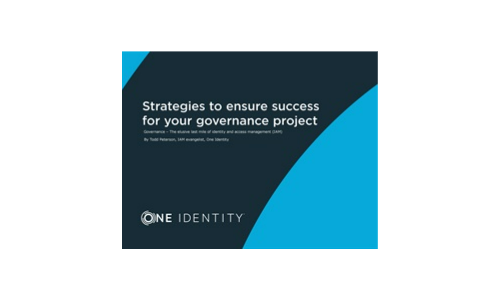 Strategies to ensure the success for your identity governance project