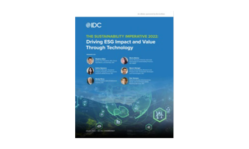 THE SUSTAINABILITY IMPERATIVE 2022: Driving ESG Impact and Value Through Technology