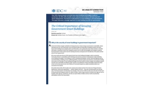 The Critical Importance of Securing Government Smart Buildings