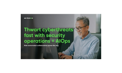 Thwart cyberthreats fast with security operations + AIOps