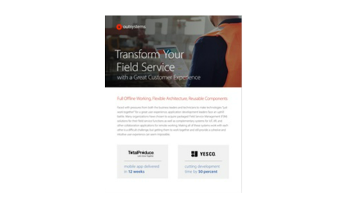 Transform Your Field Service with a Great Customer Experience