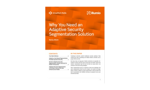Why you need an adaptive security segmentation solution